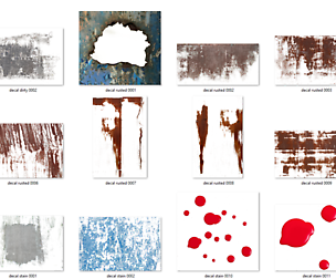 Dirt/Rust/Stain - Decals