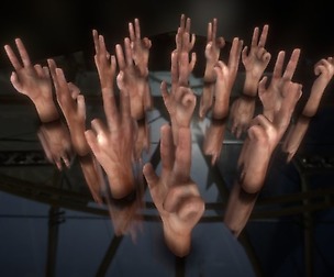 Rigged and Animated 3d Hands