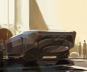 Lunch Sketch 01: Syd Mead Tribute!