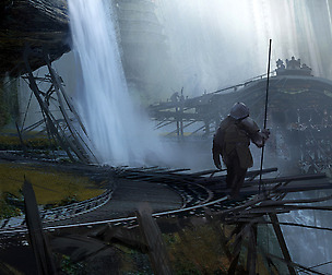 APE village environment painting 01
