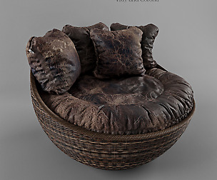 Wicker Arm Chair