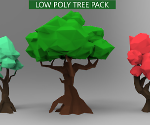 Low Poly Tree pack