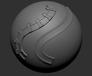 Stylized Strap Brush