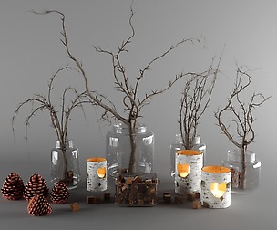 rustic decor set