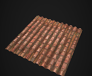 Italian roof tiles material