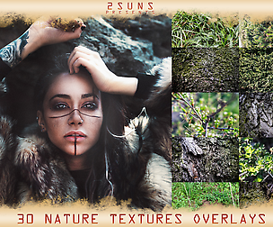 30 Nature textures Wood bark grass