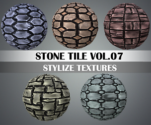Stylized Stone Vol.07 - Hand Painted Texture