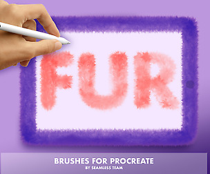 FUR PROCREATE BRUSHES