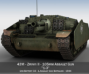43M Zrinyi II - Assault Gun - 1rd Battery 13