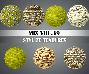 Stylized Ground Mix Vol.39 - Hand Painted Texture