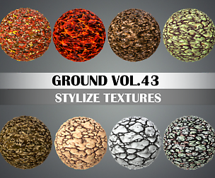 Stylized Ground Vol.43 - Hand Painted Texture