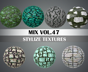Stylized Mix Vol.47 - Hand Painted Texture Pack