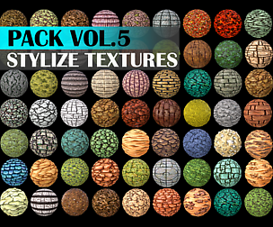 Stylized Texture Pack - VOL 5