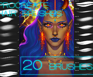 Procreate Hair Brushes
