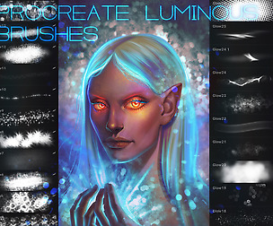 Procreate Luminous Brush Set