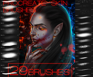 Procreate Skin Brush Set