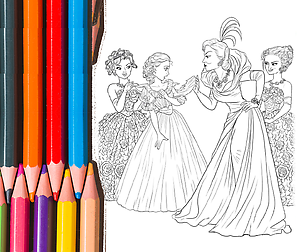 The Cinderella Story - Princess Coloring Book