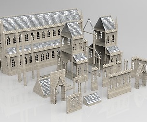 Medieval Catedhral Kitbash