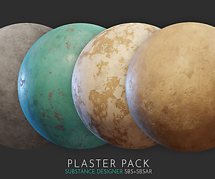 Substance Designer | Plaster Pack - Small Business