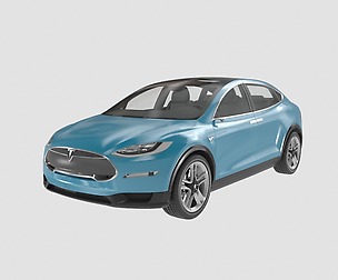 Tesla X Prototype 2012