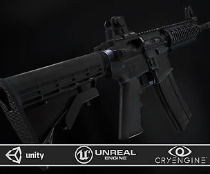 M4A1 RIS High detail
