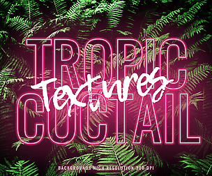Tropic textures pack digital fern