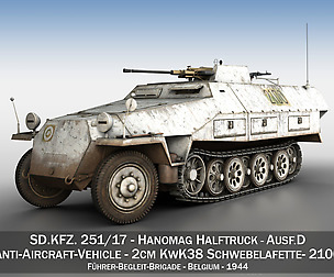 SD.KFZ 251/17 - Anti-Aircraft-Vehicle - 2100
