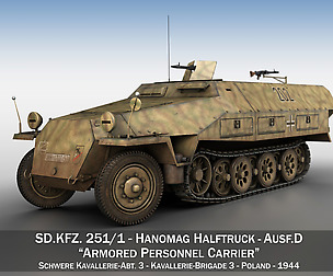 SD.KFZ 251/1 Ausf.D - Half-track - 202