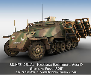 SD.KFZ 251/1 Ausf.D - Stuka zu Fuss - 825