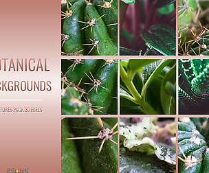 Botanical textures pack backgrounds