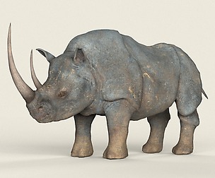 Game Ready Realistic Rhino