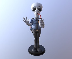 Area 51 guard 3D print model