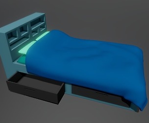 LowPoly Bed