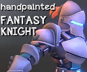 Handpainted fantasy knight
