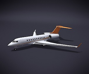 Bombardier 5000 global business jet