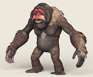 Game Ready Fantasy Orangutan