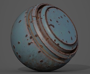 Paint metal rust