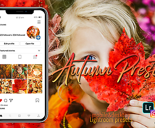 Autumn presets, Summer Lightroom Presets
