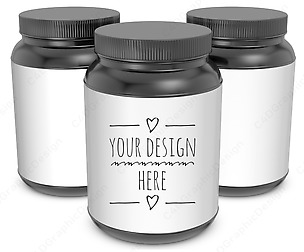 Realistic 3D Bottle Mock-Up.3D Rendering