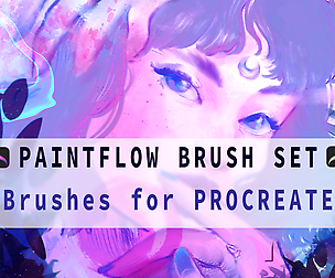 Paintflow Brush Set - PROCREATE Brushes