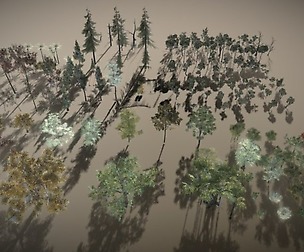 High quality trees for VR
