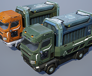 Sci-Fi Truck - game model