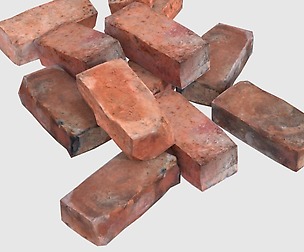 Red Bricks Pack (Low-poly)(Photoscanned)