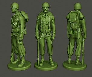 American soldier ww2 Stand A1