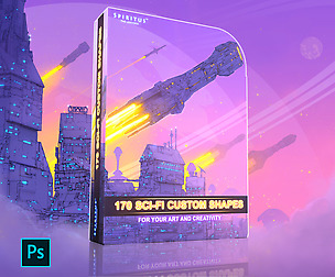 170 SCI-FI CUSTOM SHAPES - PACK 113
