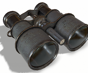 Black Vintage Binocular