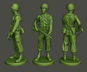 American soldier ww2 StandGuard A2