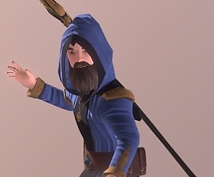 Animated Wizard Character