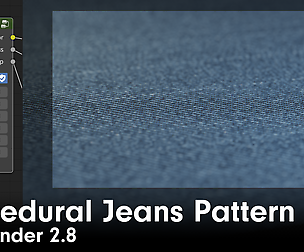 Procedural Jeans Pattern for Blender 2.8