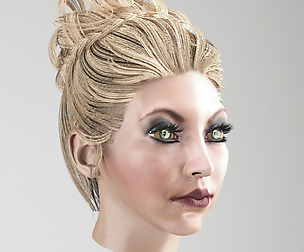 Woman hairstyle
